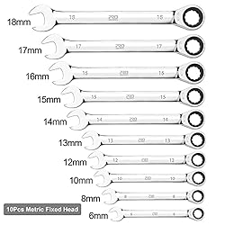 Prostormer 20-Piece SAE and Metric Ratcheting