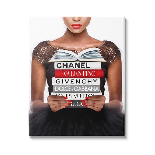 Stupell Industries 'Glam Girl & Books'| Canvas Art