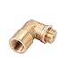 90 Degree Angled O2 Oxygen Sensor Spacer Adapter Extender With M18x1.5 Copper