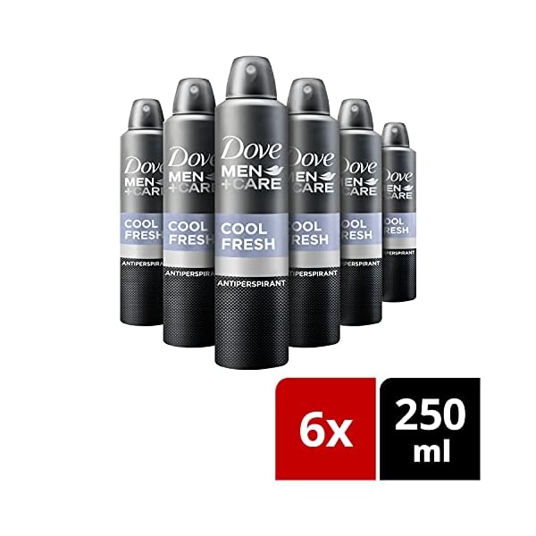 Dove Cool Fresh Anti-Perspirant Deodorant Aerosol for Men 250 ml - Pack of 6