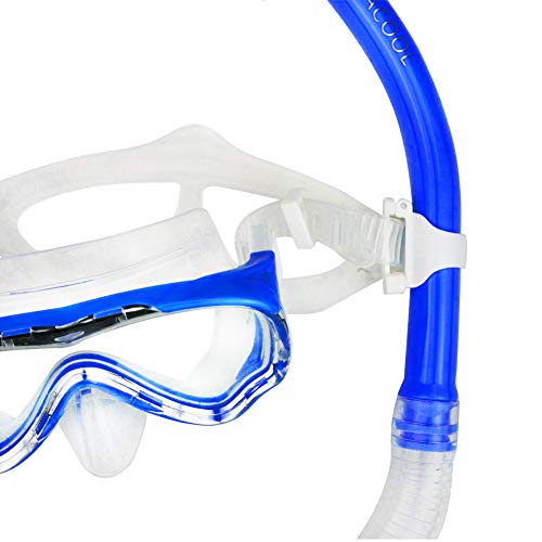 image for WACOOL Snorkeling Snorkel Package Set for Kids Youth Junior, Anti-Fog 