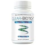 Acne Supplements Clear Biotic 20.1 gm Acne Pill Vitamins  A E C B2  Probiotic Pathway