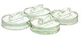 Glass Fermentation Weights With Handle, Fits All Wide Mouth Mason Jars, For Sauerkraut, Pickles, Pickling Vegetables, By Montimax