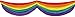 Rainbow Fabric Bunting Party Accessory (1 count) (1/Pkg)
