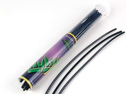 Ratioparts Nylon thread 3.5 mm Nylsaw 25 pieces a 26 cm mowing line 4-sided serrated, black