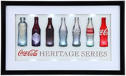 Amazon Coca Cola コカ コーラ 3d Ledライトサイン Contour Bottle Evolution History コカ コーラ インテリア