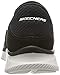 Skechers Men's Equalizer Persistent Slip-On Sneaker, Black/White, 8 M US