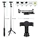 Selfie Stick Bluetooth - FREELLIGENT Extendable Selfie Stick with Wireless Remote and Tripod Stand Selfie Stick for iOS & Android