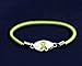 Fundraising For A Cause Lymphoma Awareness Lime Green Ribbon Stretch Bracelet in a Bag (1 Bracelet -Retail)