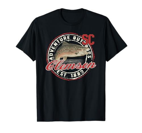 Clemson Tigers Adventure Outdoors Rainbow Trout T-Shirt