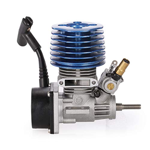 Binory Hand Pull Starter Engine Motor Side Exhaust for HSP HPI Redcat Hobao Traxxas RC 1/8 1/10 Nitro Buggy Racing Car Truck Truggy(2.49CC SH 15) - Thumbnail 5