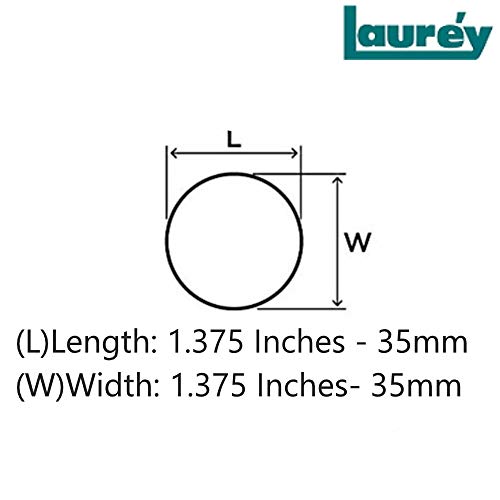 Laurey 5462825 Danica Brushed Satin Nickel Hardware Knob, 25