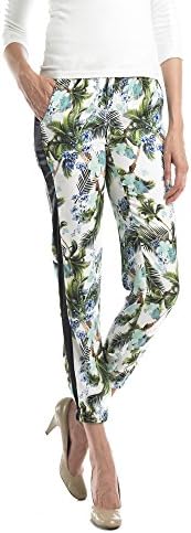 Ally NYC Women's Tropical Print Jogger Pants - Multi - XL