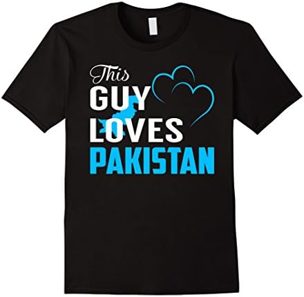 Mens This Guy Loves Pakistan TShirt XL Black