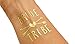 Bachelorette Party Bride Tribe Temporary Gold Tattoos - Great Party Favors