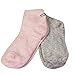*Cloudz - (2 Pairs!) Dreamy Pink Soft Plush Natural Aloe Vera Spa Socks - (Assorted Solid & Patterned)