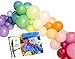 TOKYO SATURDAY Rainbow Unicorn Balloon Garland Arch Kit - 16 feet Decoration, 120 Pcs Different Sizes Mix Sizes Ready to Build With Tools - For Kids, Birthday, Fiesta, Baby Shower, Party Supplies