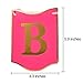 Mudder Happy Birthday Banners Paper Pom Poms Flowers with 3 Meters Strip for Birthday Party Decorations