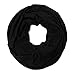 Super Soft Cotton Blend Lightweight Solid Color Multi Loop Infinity Scarves