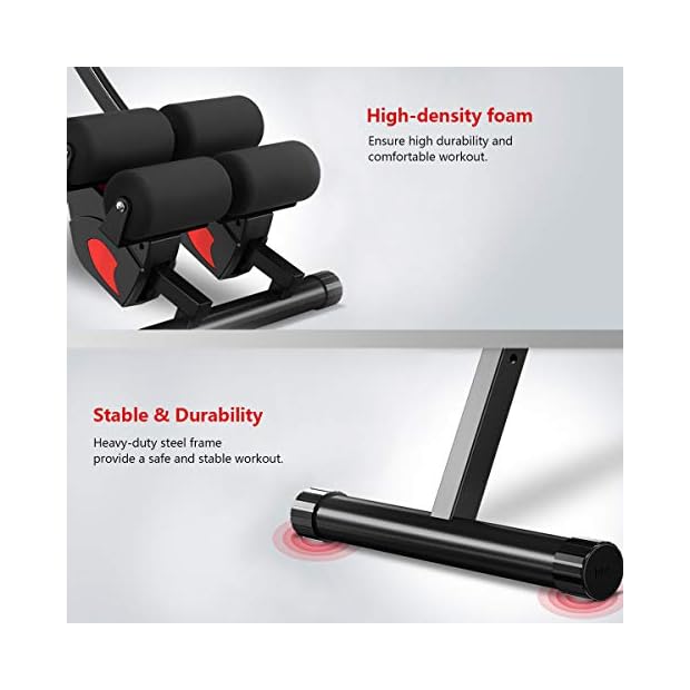 Fitlaya Fitness ab Machine, ab Workout Equipment for Home Gym, Height