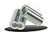 Muzata 100PCS Aluminum Crimping Loop Sleeve for Hanging and Securing 1/8