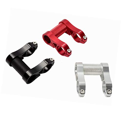 Zhengpin Bike Handlebar Extender, Mountain Bicycle Handlebar Extension Adjustable Double Stem Folding Bike Stem for BMX Stem Riser Bicycle Handlebar Stem Extender - Thumbnail 2