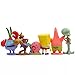 LW 6 pcs Lovely Animal Characters Toys Mini Figure Collection Playset, Cake Topper, Plant, Automobile Decoration