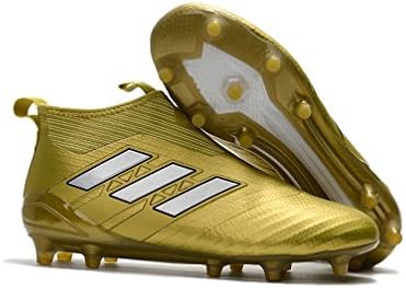 Men's High Ankle Soccer Shoes Adidas Ace 17+ Purecontrol FG Gold (US 8)
