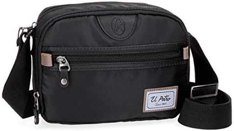 El Potro Pipe Messenger Bag, 23 cm, 3.13 liters, Black (Negro)
