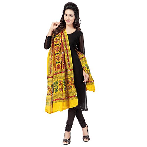 Banjara Women's Cotton Stoles & Dupattas Kutchi Bharchak Free Size