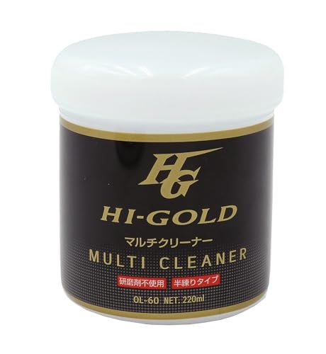 HI-GOLD(ハイゴールド) 野球用 マルチクリーナー (グローブ スパイク 革 エナメル製品向け) 半練りタイプ 大容量220ml ホワイト OL-60商品画像
