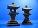 2pcs Japanese garden Decoration 4.8x 4.8x10cm Aquarium Ornament Decor fish tank
