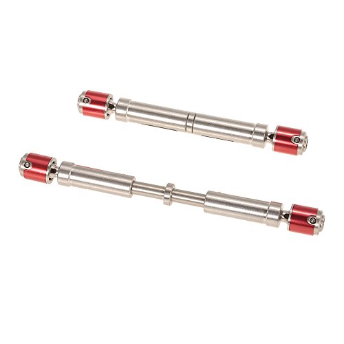 AppleLand 2PCS 108-138mm Metal CVD Drive Shaft for 1/10 RC Rock Crawler Axial SCX10 RC4WD D90