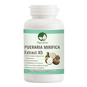 BIG Fast Enhancement Enlargement Breast BooB with Extract Pure Pueraria Mirifica from Organic Natural Supplement Increase Estrogen Hormone 60 Capsule Pill