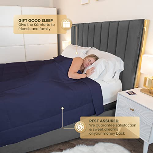 SöMN Kömforte Microfiber Dual Zone Comforter, His and Hers Blankets for