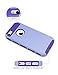 Cafeleo Purple Case for iPhone 5 , iPhone SE, iPhone 5S , Slim Fit Protection Case Shockproof Hard Rugged Ultra Protective Back Rubber Cover with Dual Layer Impact Protection from Deegotech