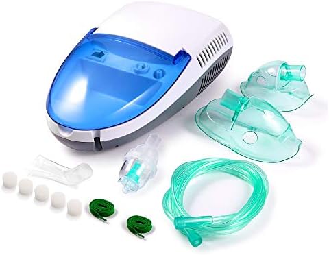 Upgraded Compact Compressor with Full Mask Kit Humidifier, Replacement Filters