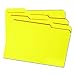 Smead File Folder, Reinforced 1/3-Cut Tab, Letter Size, Yellow, 100 per Box (12934)