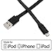 Aduro - Apple Certified / MFi - USB to Lightning Extra Long FLAT Charge & Sync Cable fits all Apple Devices with Lightning Connector - iPhone 5 / 5S / 5C / 6 / 6 Plus, iPad 4, iPad Mini, iPad Air, New iPod Touch and Nano (10 Feet / 3 Me