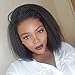 RHAH Italian Yaki Lace Front Bob Wigs Human Hair Glueless Short Bob Full Lace Wig with Baby Hair for Black Women 10Inch Full Lace Wig
