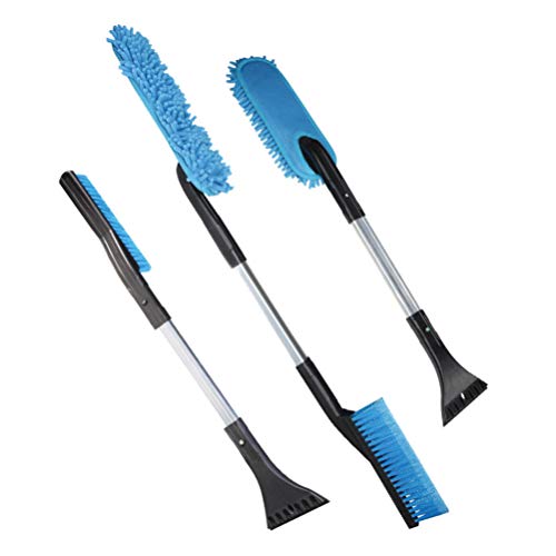 2 Wakauto+Scrapers+Windshield+Aluminum+Cleaning