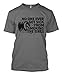 No One Ever Got Sick from Smoking The Tires Men's T-Shirt (Charcoal, X-Large)