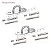 FYTRONDY 2PCS Stainless Steel Heavy Duty Wall and Ceiling Mount Anchor Bracket Hook, Yoga Suspension Straps , Swing Chair and Hammocks Suspension, Shade Sail Hardware