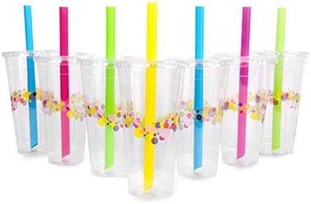 hornbit clara desechables vasos con tapas y pajitas – 16 20 ...