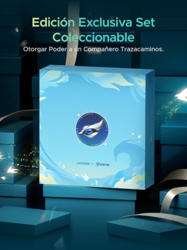 UGREEN x Honkai: Star Rail Edición Limitada Caja de Colaboración | Incluye un Cargador USB C de 65W, una Qi2 15W 10000mAh Power Bank, un Cable USB C Retráctil 1m y FineTrack Mini2 Localizador