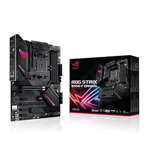 ASUS ROG STRIX B550-F GAMING AMD B550 ATX Gaming Mainboard, PCIe 4.0, Team Fasen, 2.5Gb Lan, Dual M.2, SATA 6 Gbit/s…