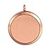 HooAMI Rose Gold Sky Clouds Aromatherapy Essential Oil Diffuser Necklace Pendant Locket Jewelry