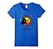 Womens Total Solar Eclipse 2017, Sun and Moon Ancient Design XL Royal Blue