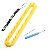 Estone® ABS Plastic Loom For Scarf Shawl Hat Socks Long Knit Knitter Knitting 3 Size (Middle: 36cm/14