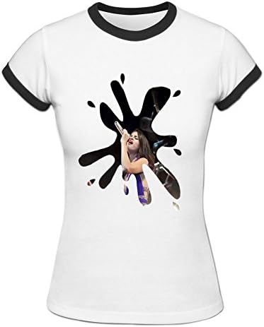 Aerdman Women's Fashion Mexican Selena Quintanilla Sleevery T-Shirt XXL White